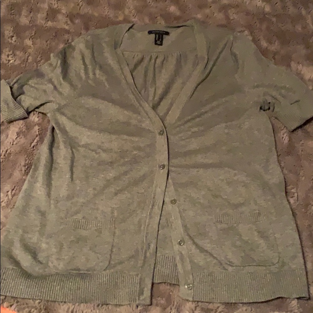 Short sleeve cardigan by Lands End